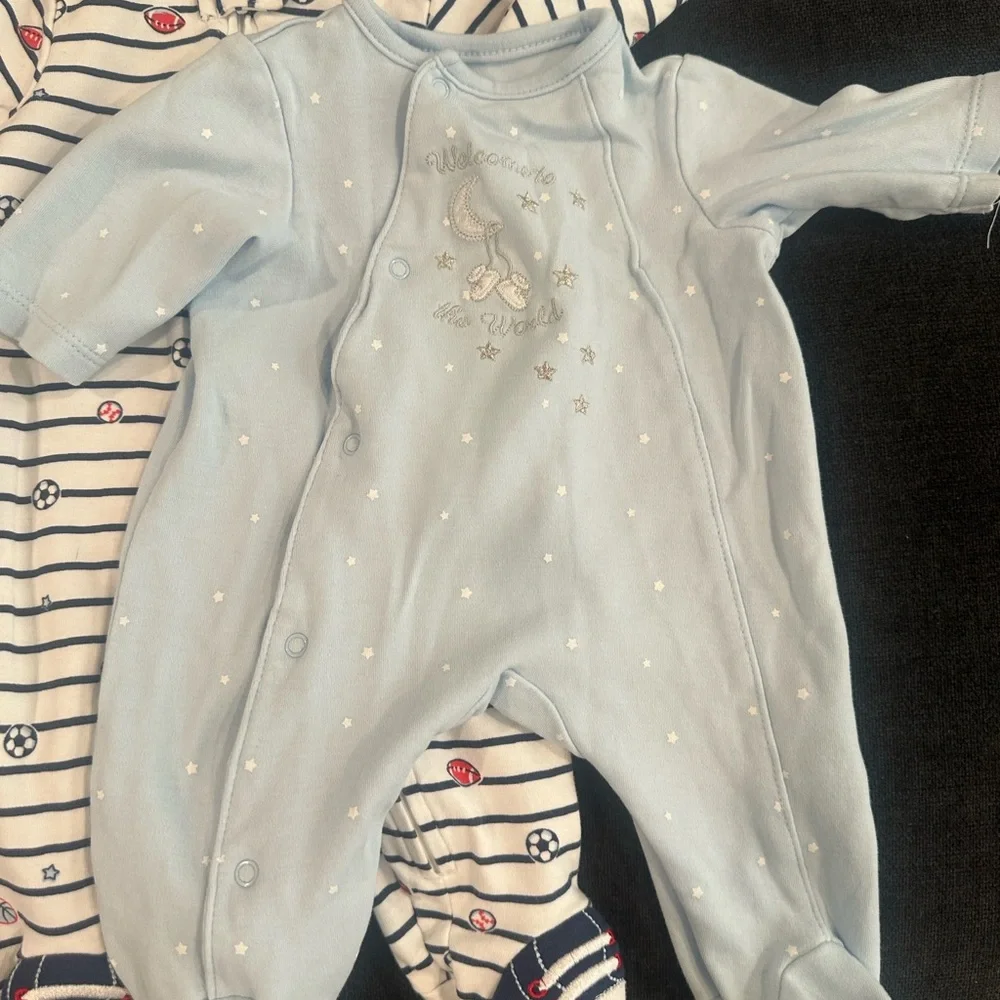 Little Me 5pc Bundle Baby Boy Outfits Size NB-3mon